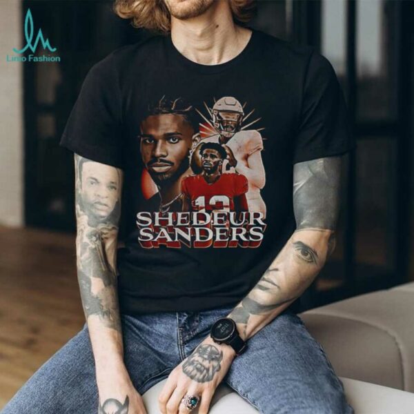 Shedeur Sanders 2 Cleveland Browns Football NFL cartoon signature shirt