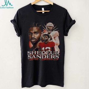 Shedeur Sanders 2 Cleveland Browns Football NFL cartoon signature shirt