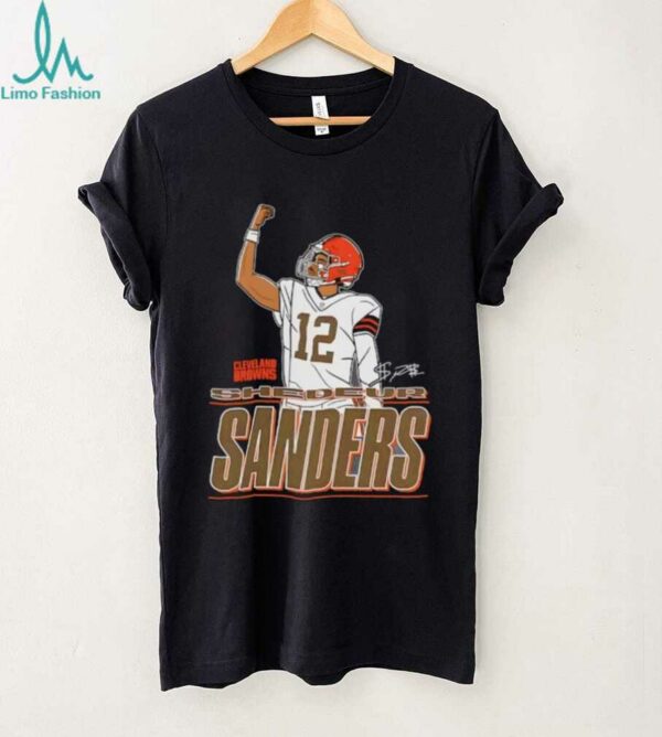 Shedeur Sanders Cleveland Browns Believe Football Signature Shirt