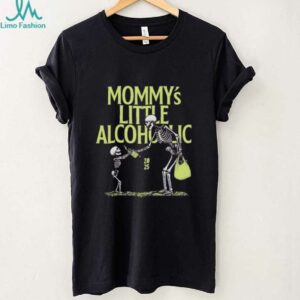 Skeleton mommy’s lil alcoholic 2025 shirt