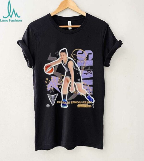 Slam Cecilia Zandalasini Golden State Valkyries Basketball Shirt