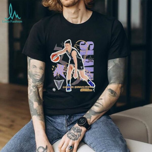 Slam Cecilia Zandalasini Golden State Valkyries Basketball Shirt