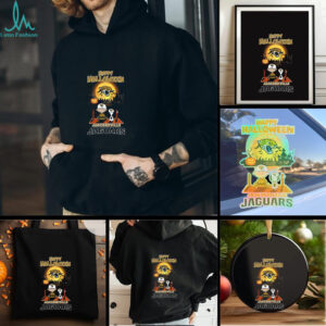 Snoopy And Charlie Brown X Jacksonville Jaguars Happy Halloween T Shirt