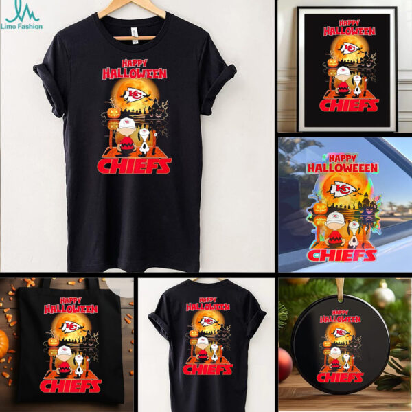 Snoopy And Charlie Brown X Kansas City Chiefs Happy Halloween 2025 shirt