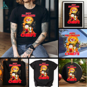 Snoopy And Charlie Brown X Kansas City Chiefs Happy Halloween 2025 shirt