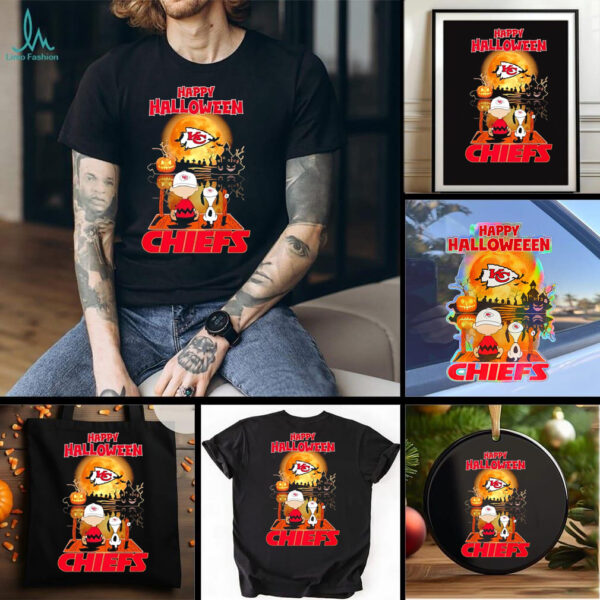 Snoopy And Charlie Brown X Kansas City Chiefs Happy Halloween 2025 shirt