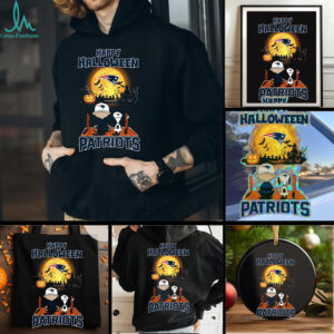 Snoopy And Charlie Brown X New England Patriots Happy Halloween T Shirt