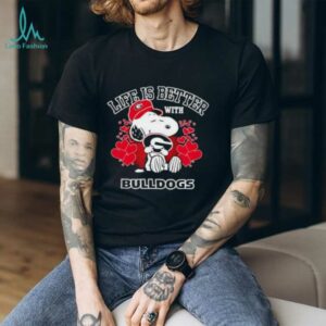 Snoopy Life Is Better With Georgia Bulldogs shirt