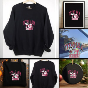 Snoopy Peanuts x Texas A&M Joe Cool Football shirt