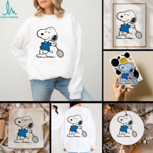 Snoopy Tennis Player cartoon shirt