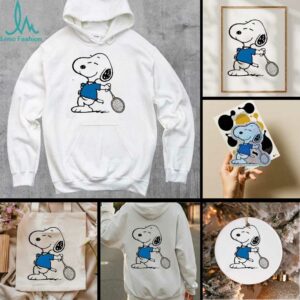 Snoopy Tennis Player cartoon shirt