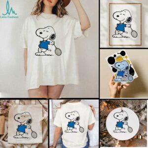 Snoopy Tennis Player cartoon shirt