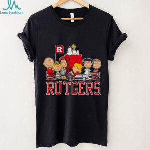 Snoopy and Woodstock Peanuts Rutgers The Gang shirt