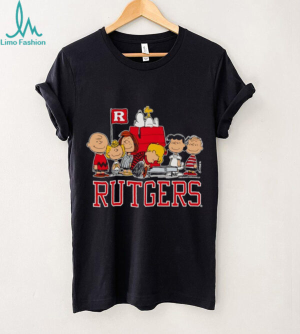 Snoopy and Woodstock Peanuts Rutgers The Gang shirt