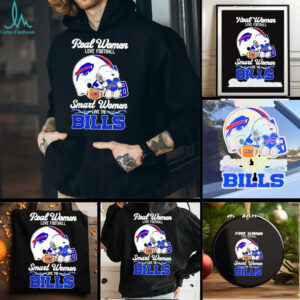 Snoopy real women love football smart women love the Buffalo Bills shirt