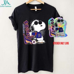 Snoopy x Detroit Tigers Baseball shirt