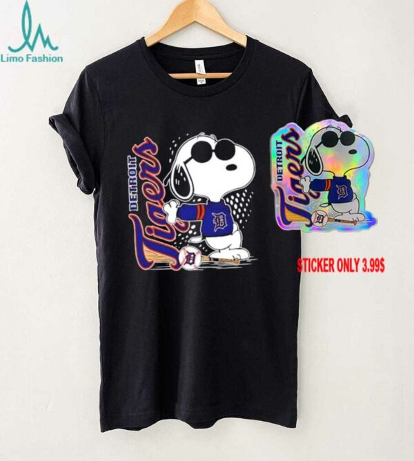 Snoopy x Detroit Tigers Baseball shirt