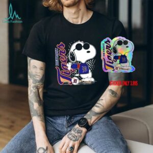 Snoopy x Detroit Tigers Baseball shirt