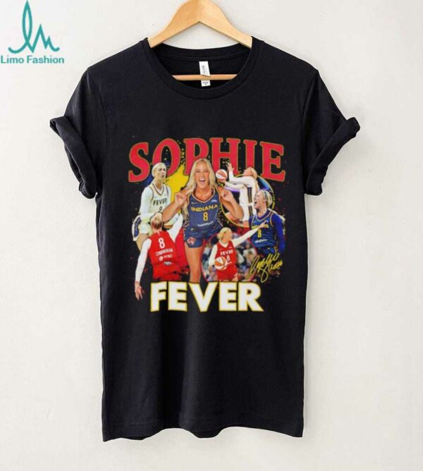 Sophie Cunningham Indiana Fever WNBA All Star collage signature shirt