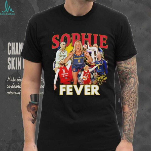 Sophie Cunningham Indiana Fever WNBA All Star collage signature shirt