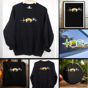 Steelers Baseball Heart Shirt