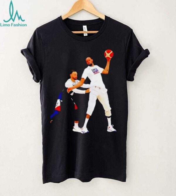 Steph Curry Kevin Durant Men’s Basketball Team Olympic USA Champions 2025 shirt