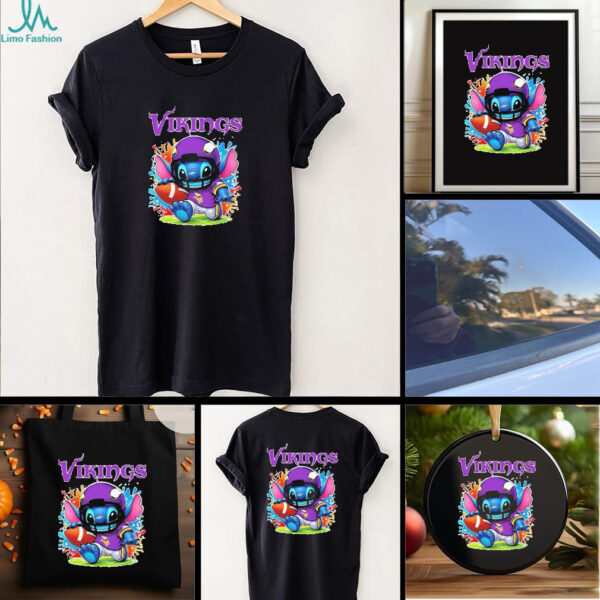 Stitch Fan Minnesota Vikings Nfl Shirt
