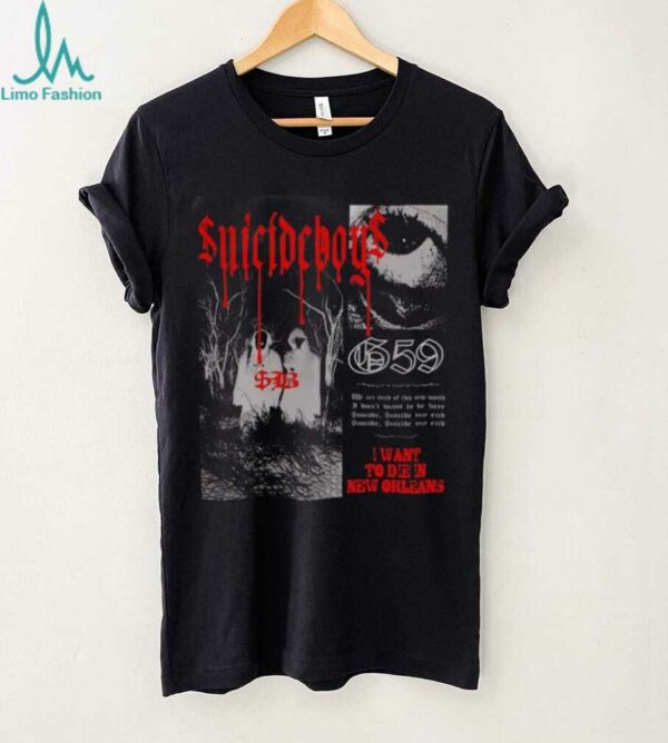 Suicideboys Rap Music I Want to Die In New Orleans Album Shirt