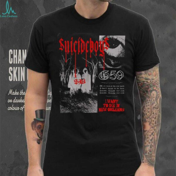 Suicideboys Rap Music I Want to Die In New Orleans Album Shirt