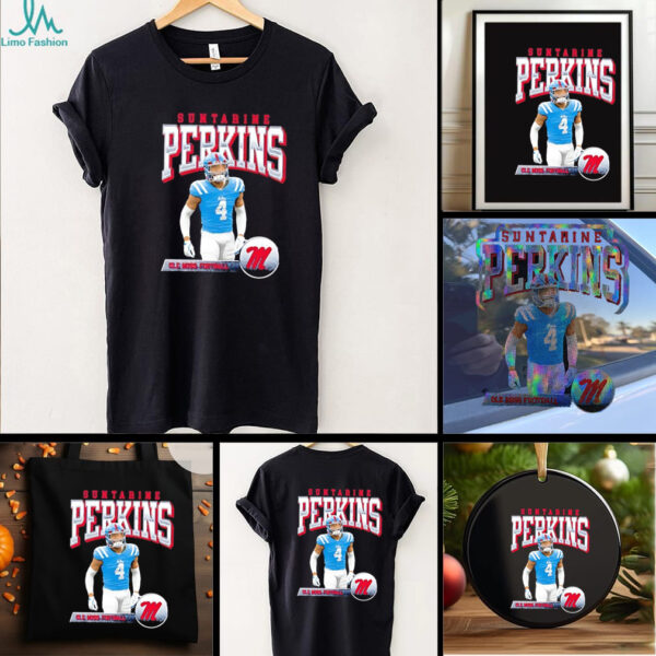 Suntarine Perkins Ole Miss Rebels Illustrated shirt