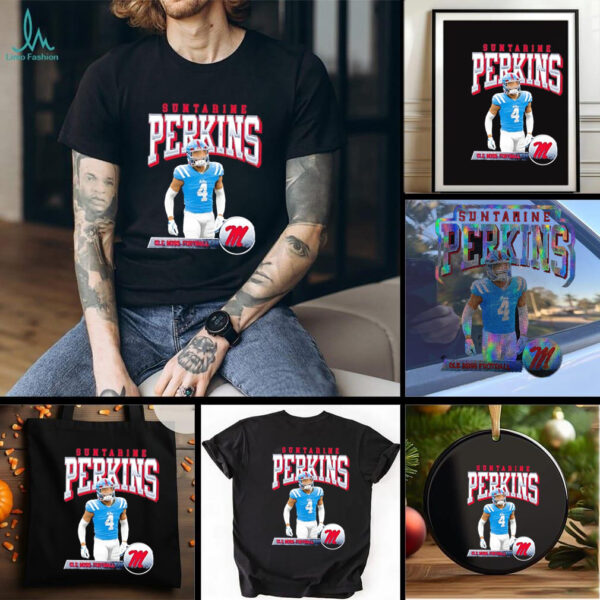 Suntarine Perkins Ole Miss Rebels Illustrated shirt