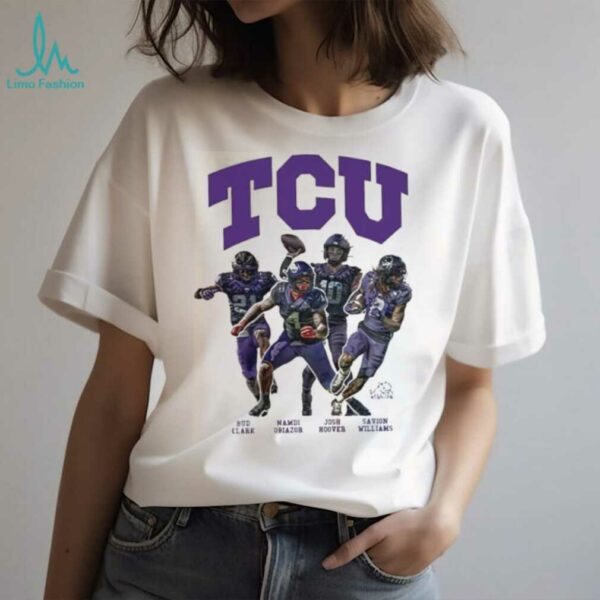 TCU Horned Frogs football players vintage shirt