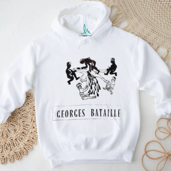 Danielle Chelosky wearing Georges Bataille shirt
