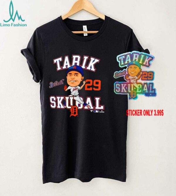 Tarik Skubal Detroit Tigers Hometown Caricature Player shirt