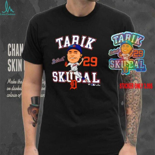 Tarik Skubal Detroit Tigers Hometown Caricature Player shirt