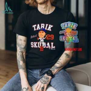 Tarik Skubal Detroit Tigers Hometown Caricature Player shirt