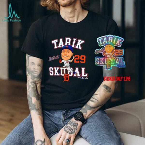 Tarik Skubal Detroit Tigers Hometown Caricature Player shirt