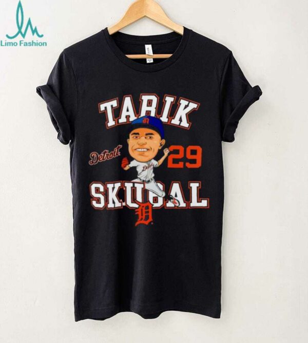 Tarik Skubal Detroit Tigers MLB caricature shirt