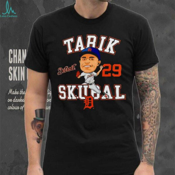 Tarik Skubal Detroit Tigers MLB caricature shirt