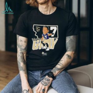 Tayden Gray 7 Montana State Bobcats football signature shirt