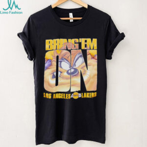 Taz Tasmanian devil x Los Angeles Lakers basketball 1998 bring ’em on shirt