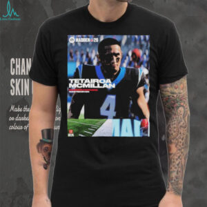 Tetairoa McMillan Carolina Panthers Rookie Wide Receiver Madden NFL 26 American Football 2025 shirts