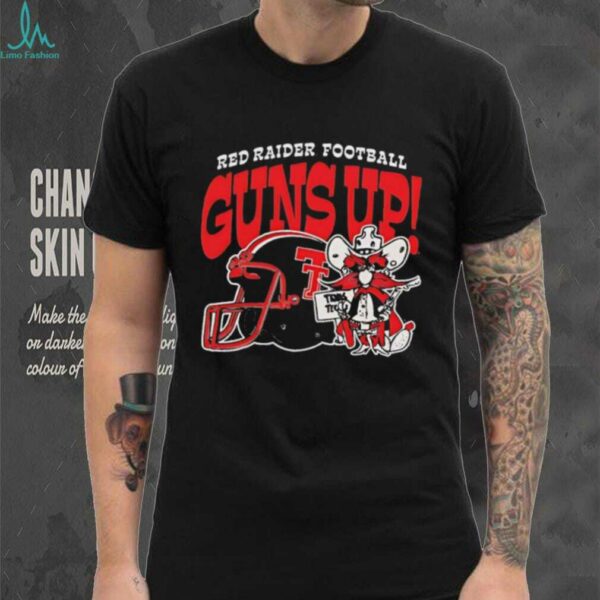 Texas Tech Red Raiders University football guns up shirt