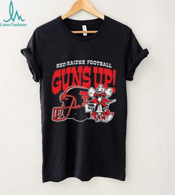 Texas Tech Red Raiders University football guns up shirt