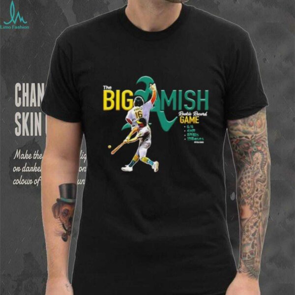 The Big Amish Nick Kurtz Oakland Athletics Rookie Record game shirt