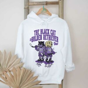 The Black Cat & Golden Retriever Duo T Shirt