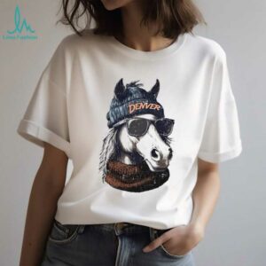 The Denver Broncos football mascot shirt