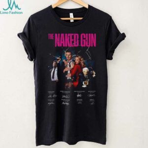 The Naked Gun movie signatures poster shirt