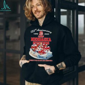 The Nebraska Huskers 135th Anniversary 1890 2025 there is no place like Nebraska shirt