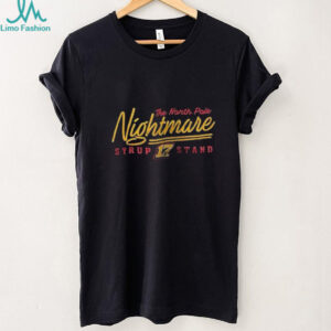 The North Pole nightmare Syrup stand All natural from tap to track shirt